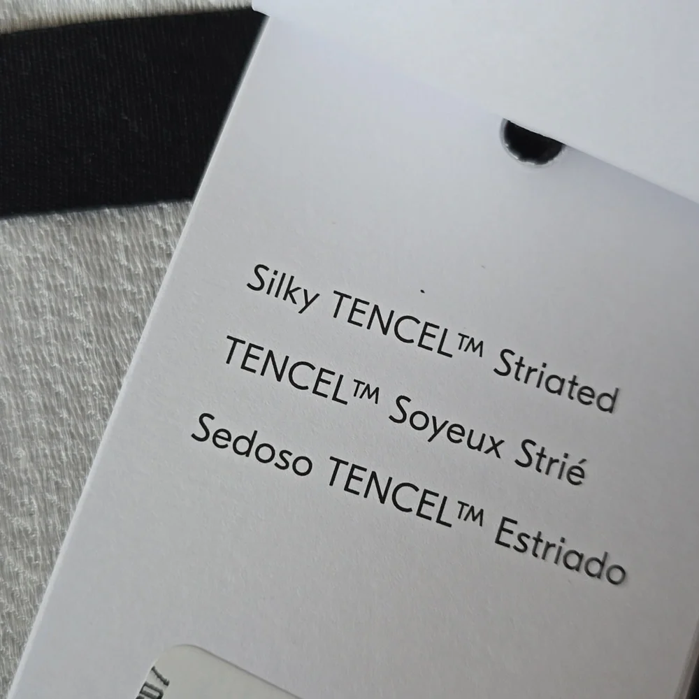 Silky TENCEL™ Striated Euro Sham, Frost Gray, Retail Price $$49.00US